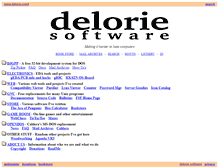 Tablet Screenshot of delorie.com